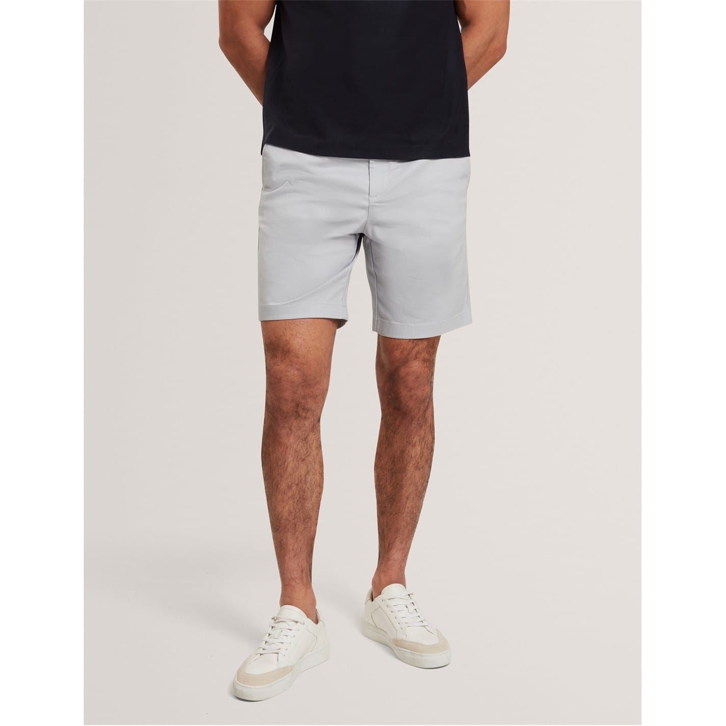 Ted Baker Solid Patterned Regular Fit Chino Shorts