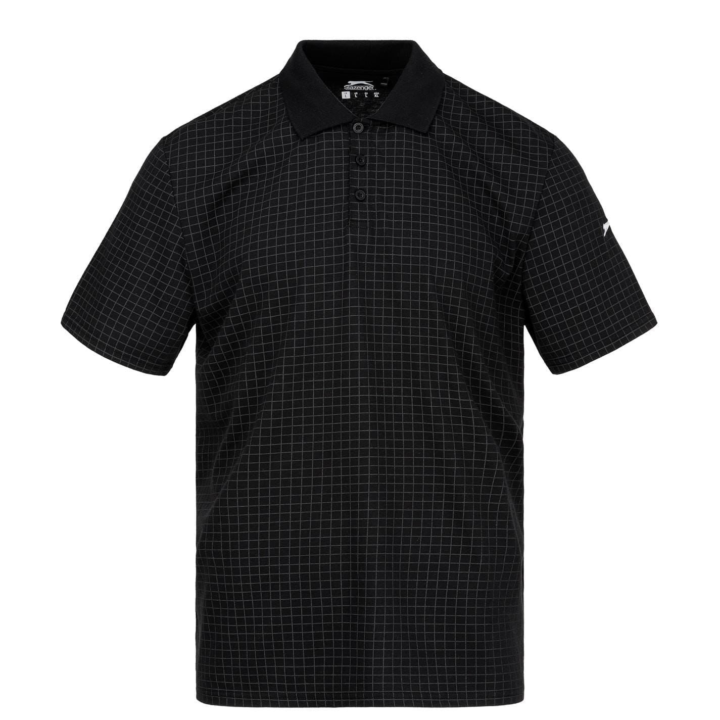 Slazenger Mens Check Golf Polo