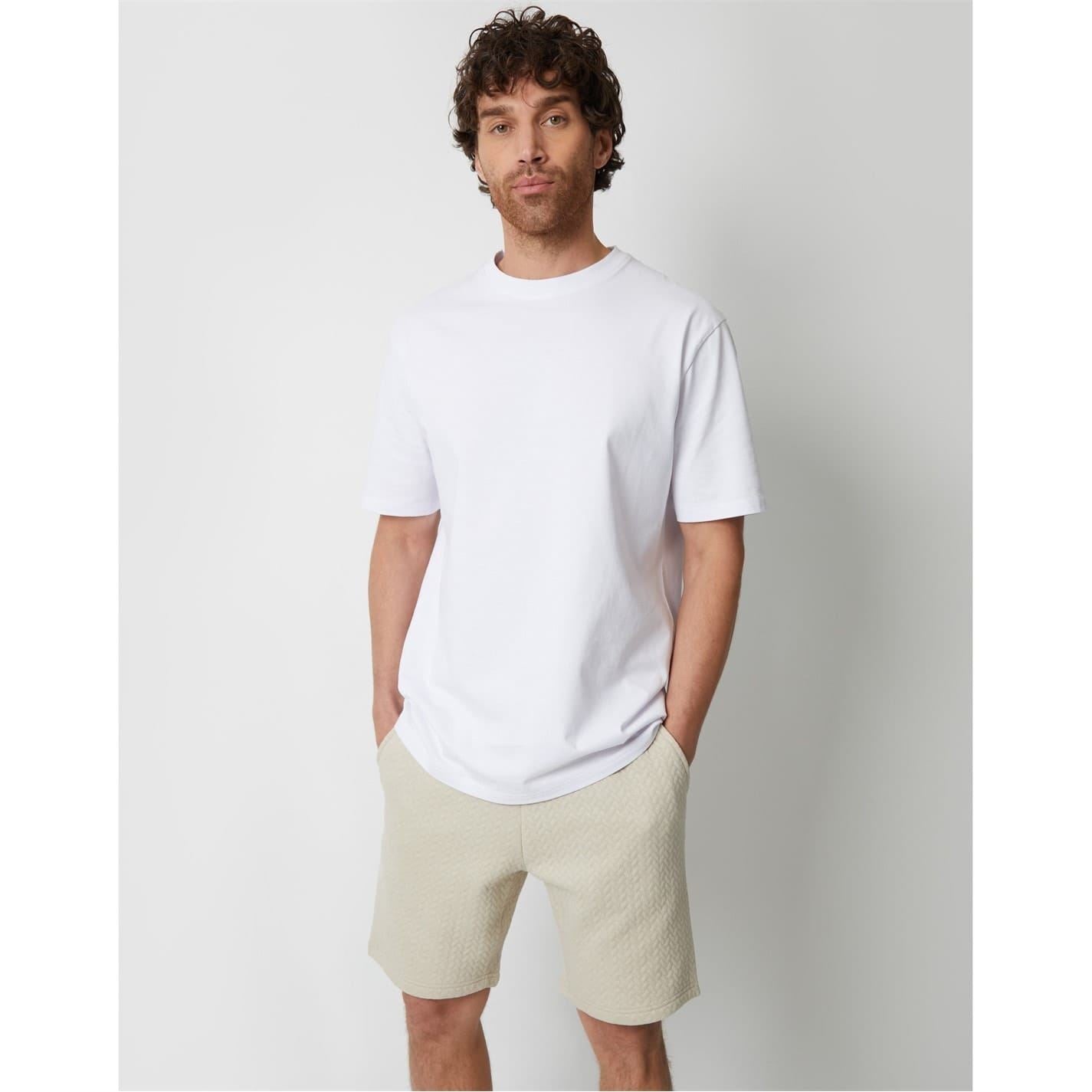 Threadbare Mitch Textured Bermuda Shorts
