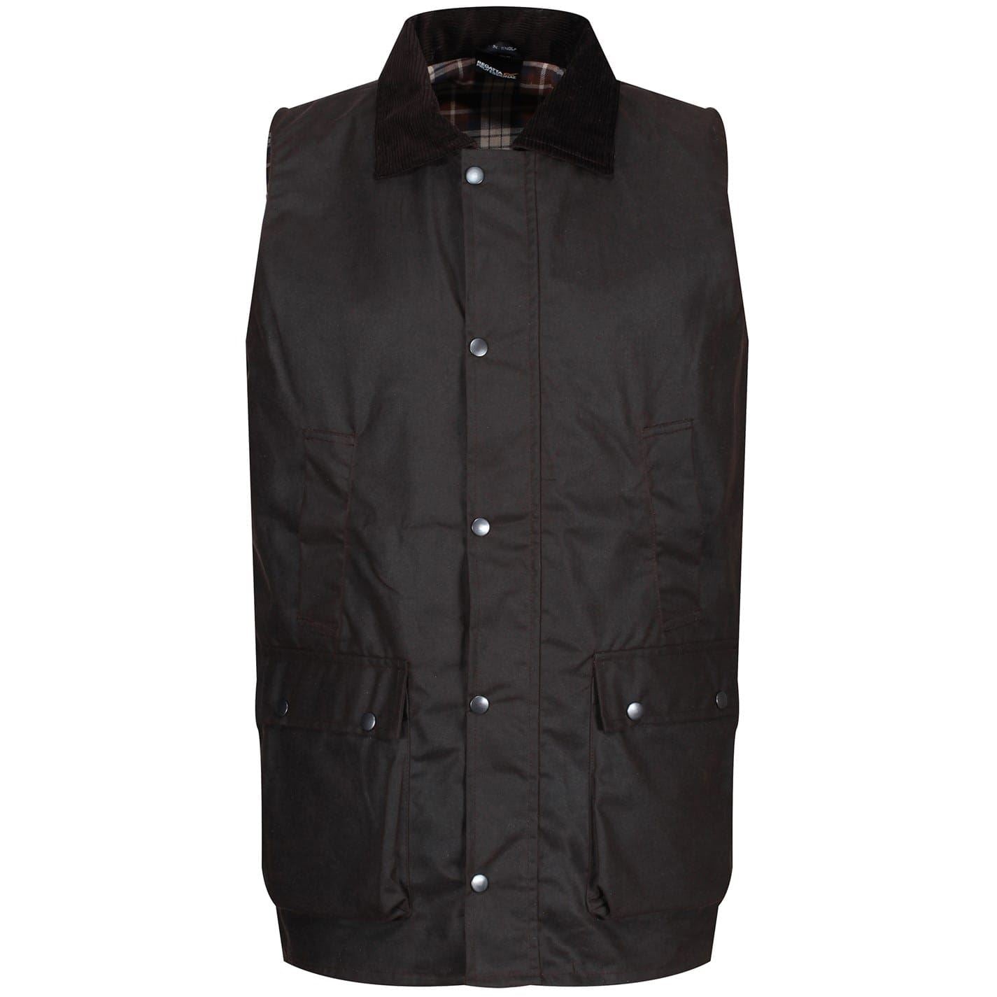 Regatta Banbury Double Flap Pocket Wax Gilet