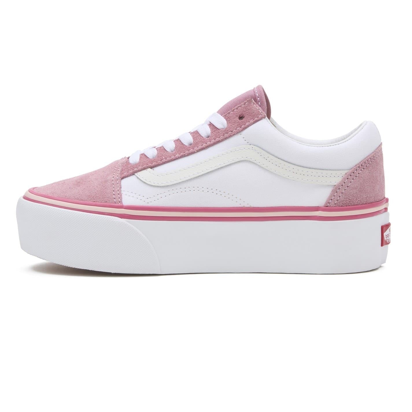 Vans Old Skool Low Top Canvas Platform Sneakers