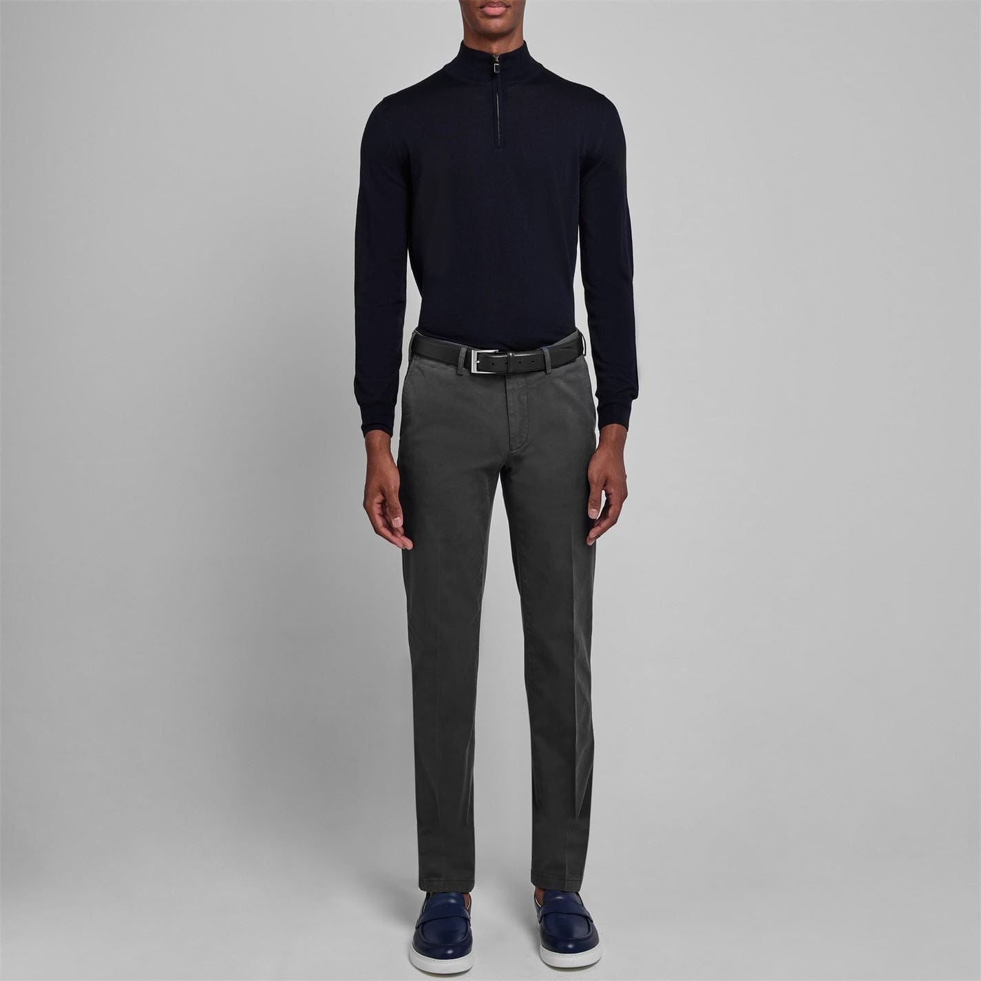 Canali Quarter Zip Knitted Jumper