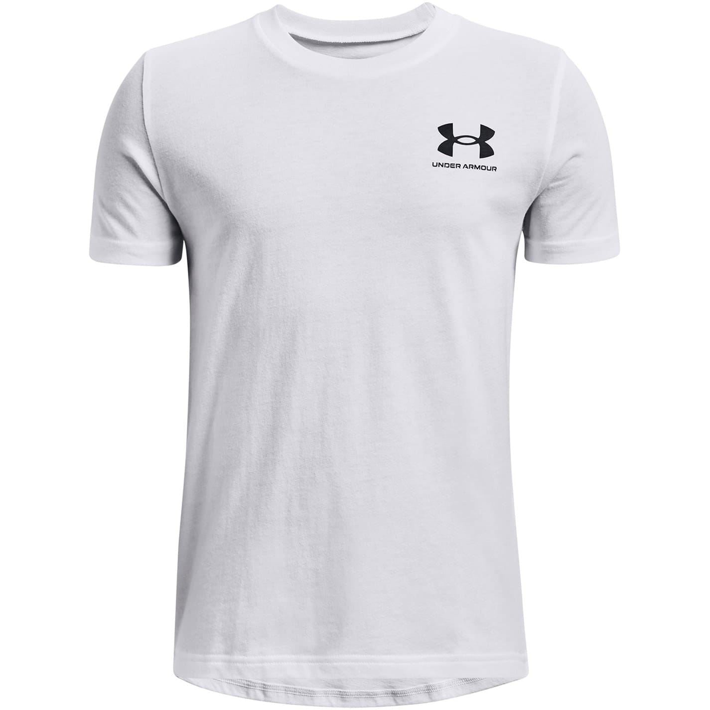 Under Armour Left Chest Logo Short Sleeve Juniors