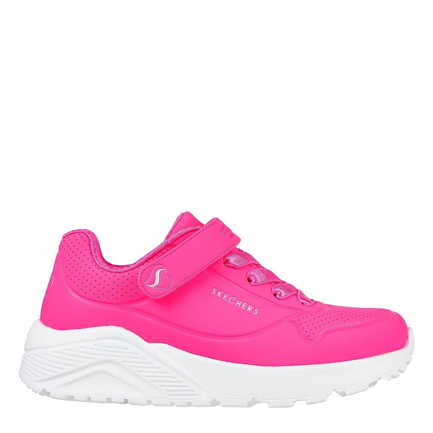 Skechers Uno Lite Round Toe Low Top Sneakers