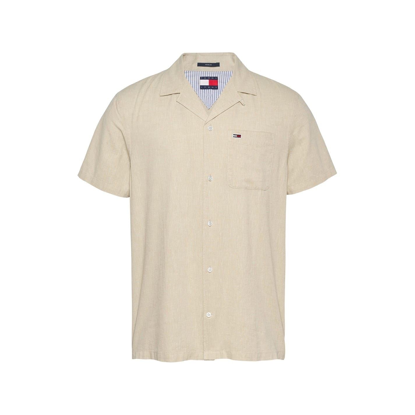 Tommy Jeans Collared Neck Short Sleeve Regular Fit Shirt