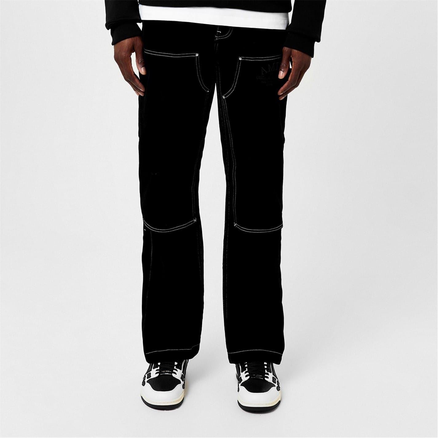 Amiri Flocked Carpenter Jeans