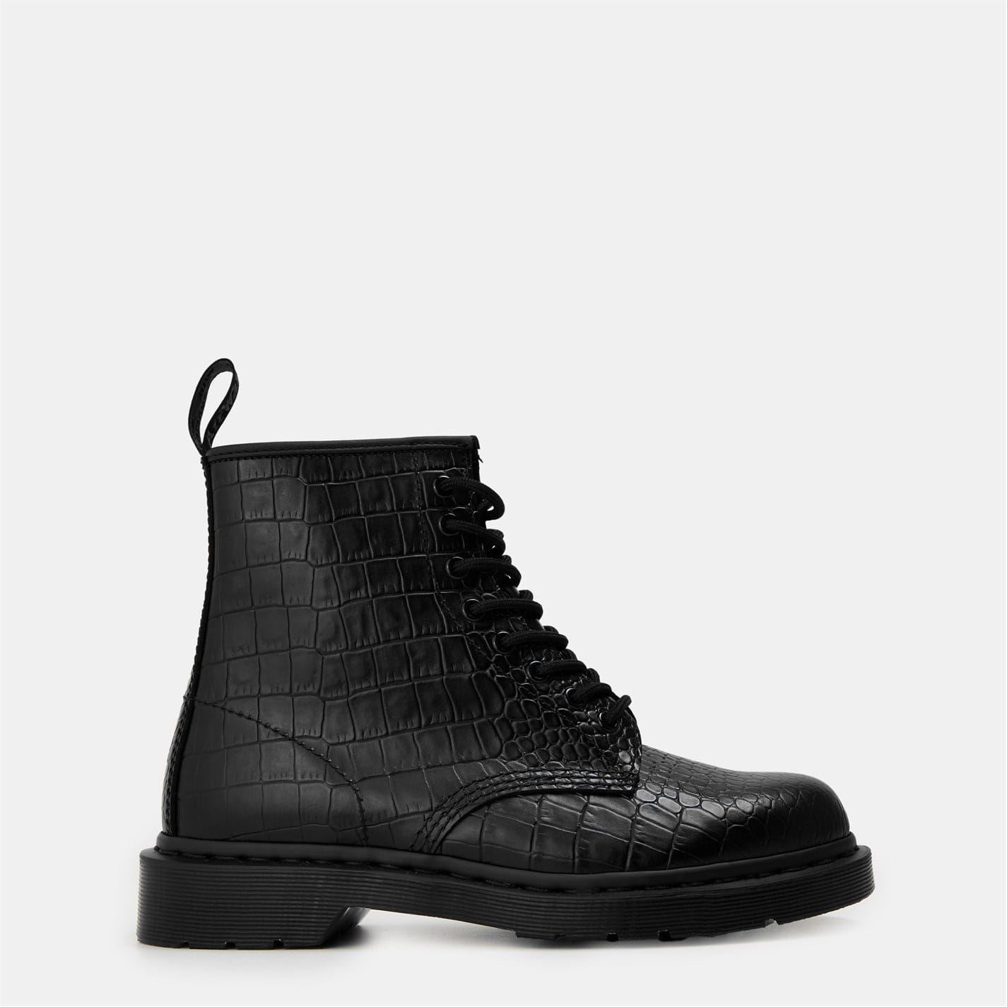 Dr Martens Dr. Martens 1460 Snake Skin Textured Combat Boots