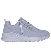 Skechers Girls Monochromatic Lace Up Low Top Sneakers