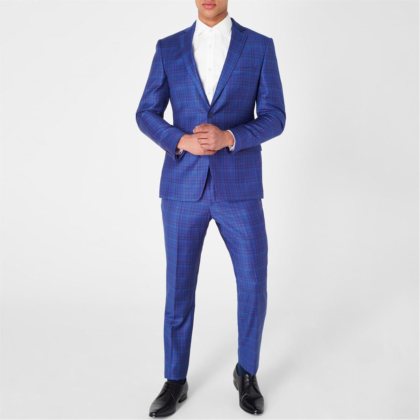 Haines and Bonner Slim Fit Cutaway Collar Twill Shirt