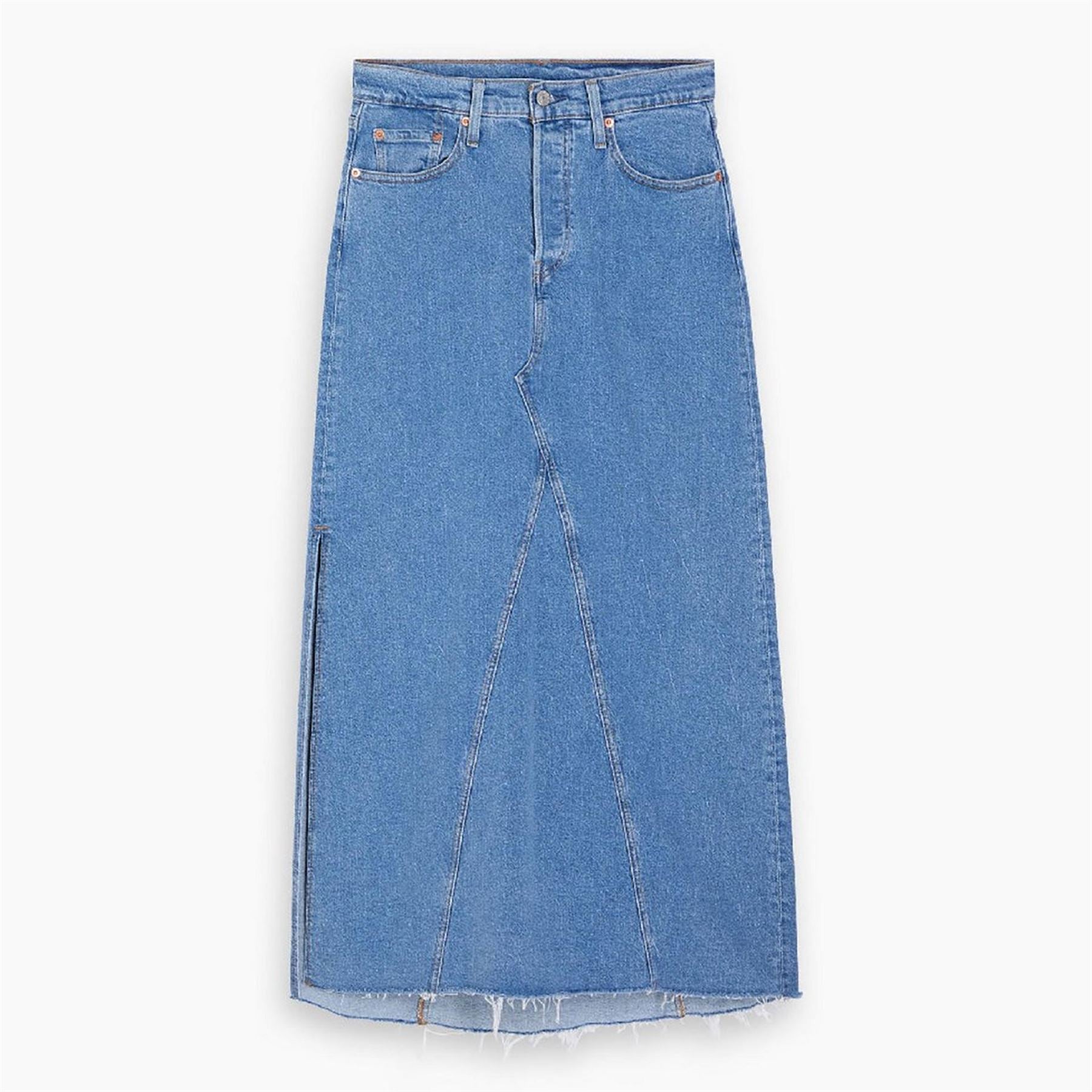 Levis Long Slit Skrt