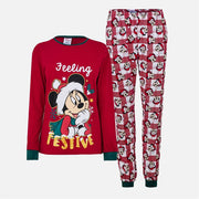 Character Mickey Mouse Crew Neck Long Sleeve Pyjama