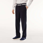 Lacoste Straight-Fit Badge Detail Suit Pants
