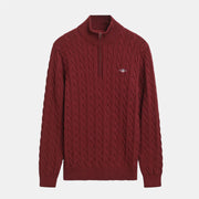 Gant Cotton Cable Half Zip Fleece