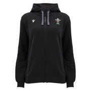 Macron Womens Welsh Rugby Union Zip Hoodie 2024