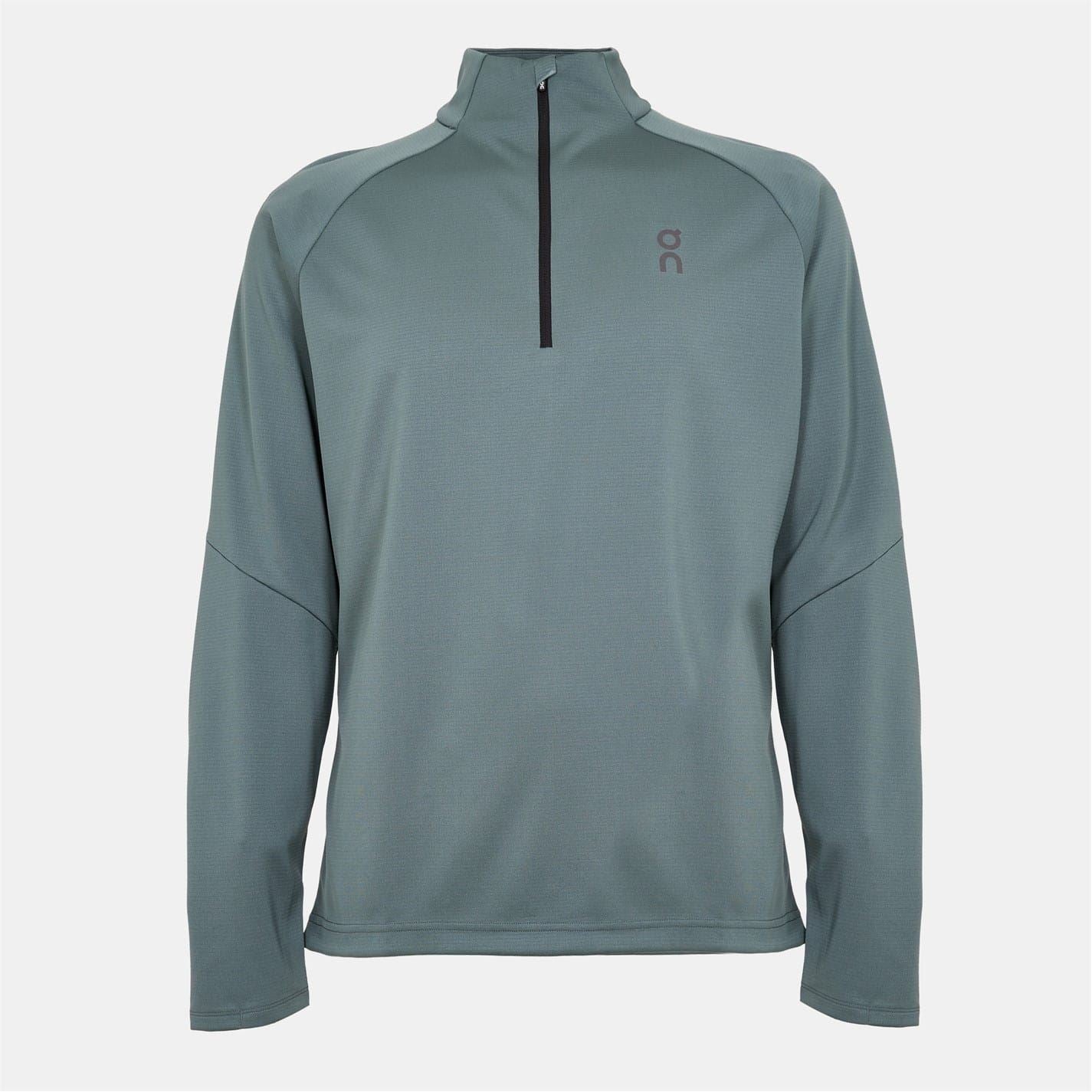 On Zip Neck Raglan Sleeve Tech Top