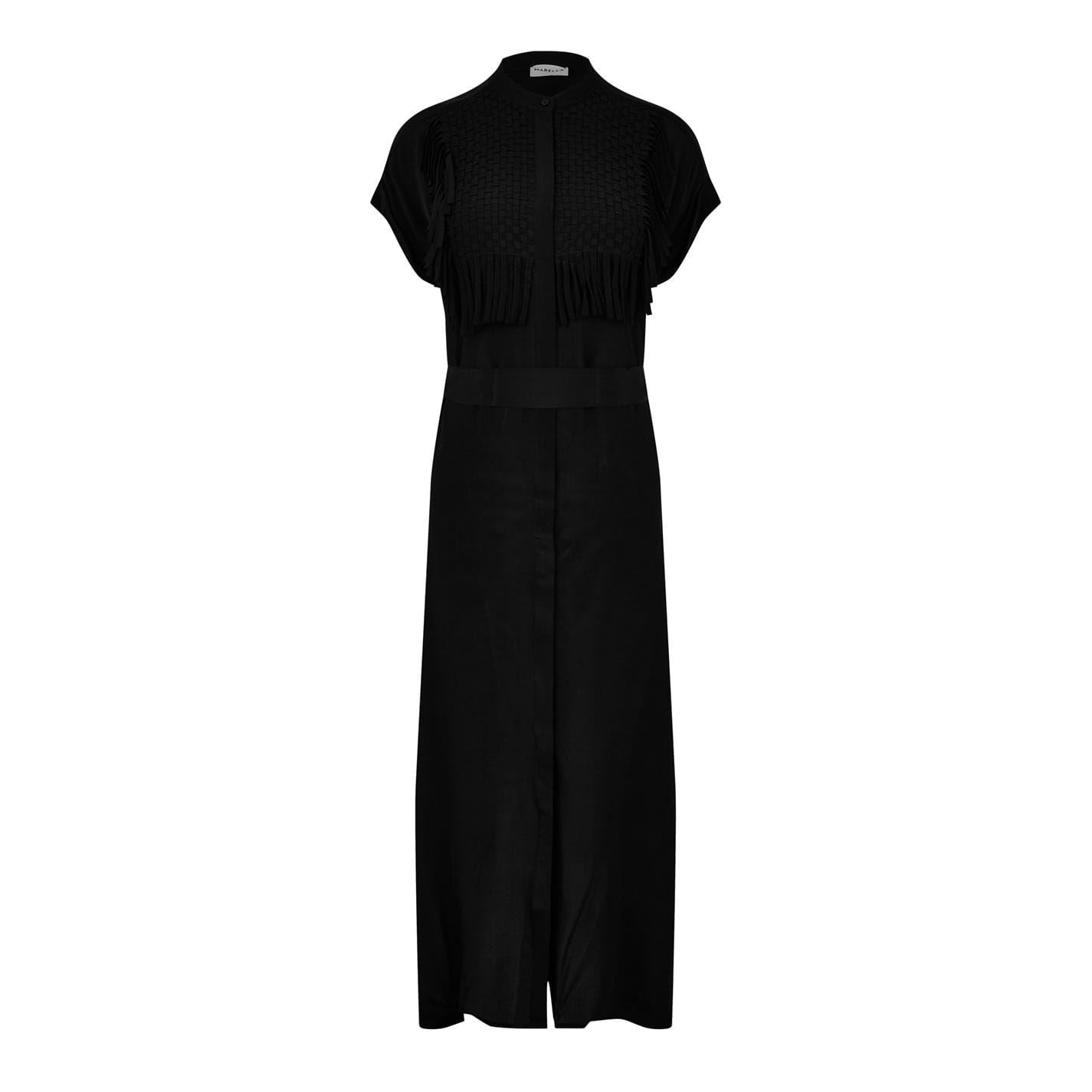 Marella Forma Collared Neck Midi Dress