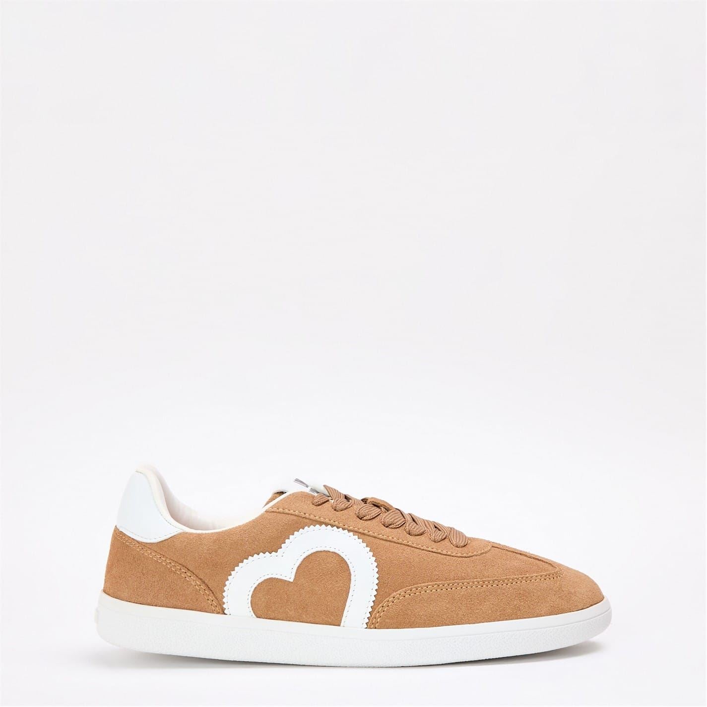 Love Moschino Cloud Love Lace Up Low Top Sneakers