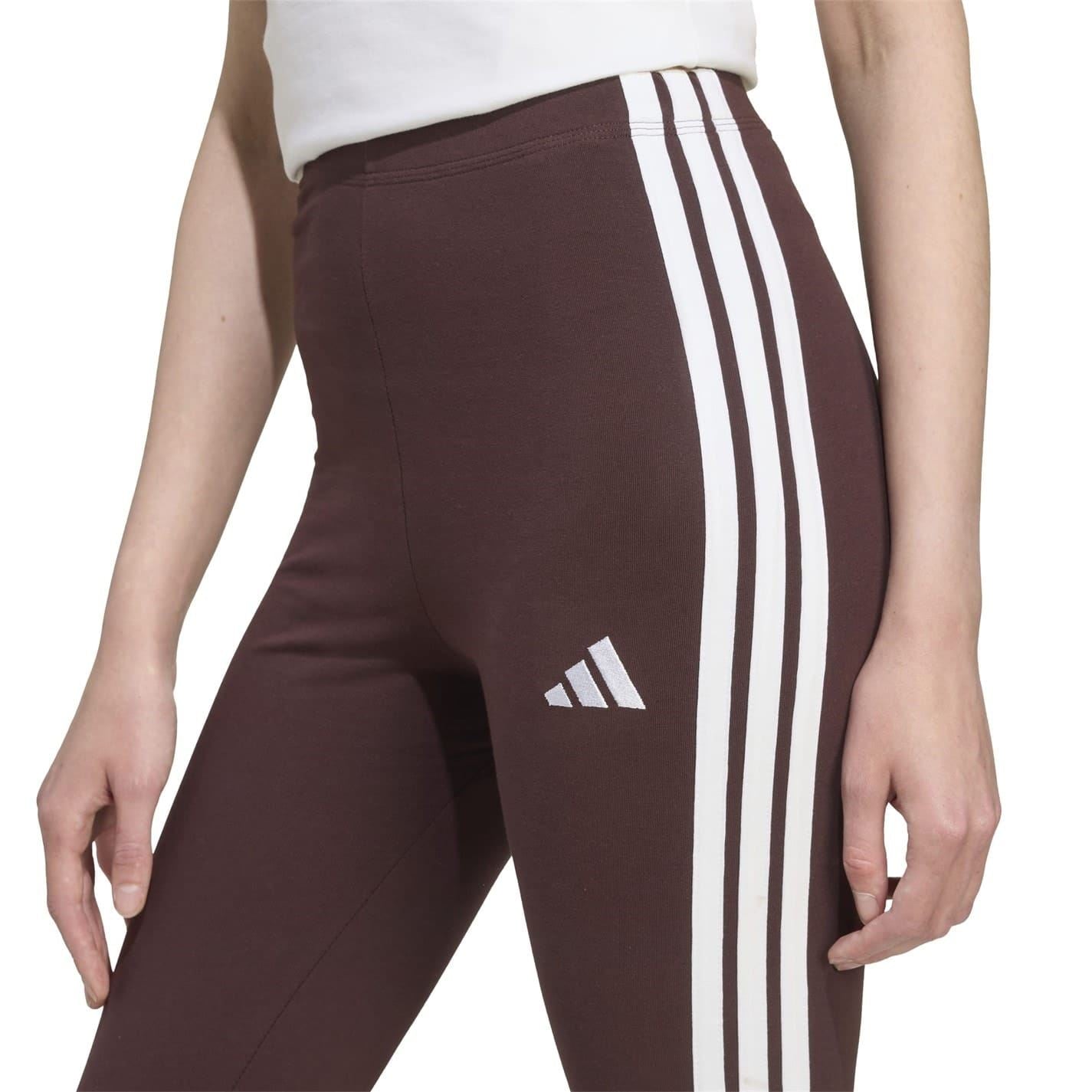 adidas Womens Essentials 3 Stripe Leggings