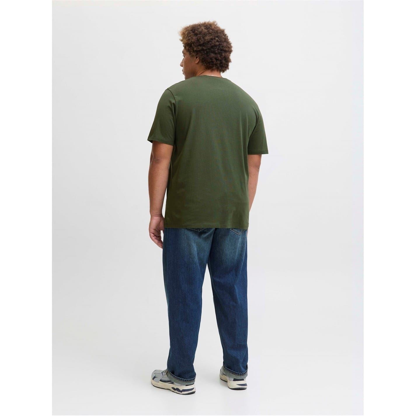 Jack and Jones Mens Logo T-Shirt Plus Size