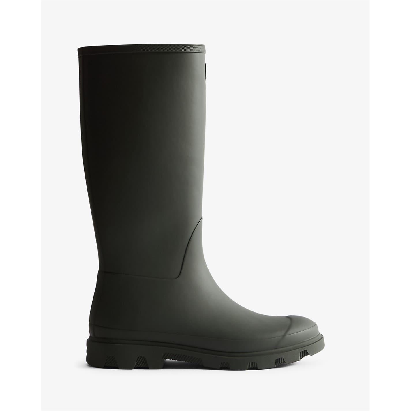 Hunter Downpour Tall Rain Boots with Lug Sole