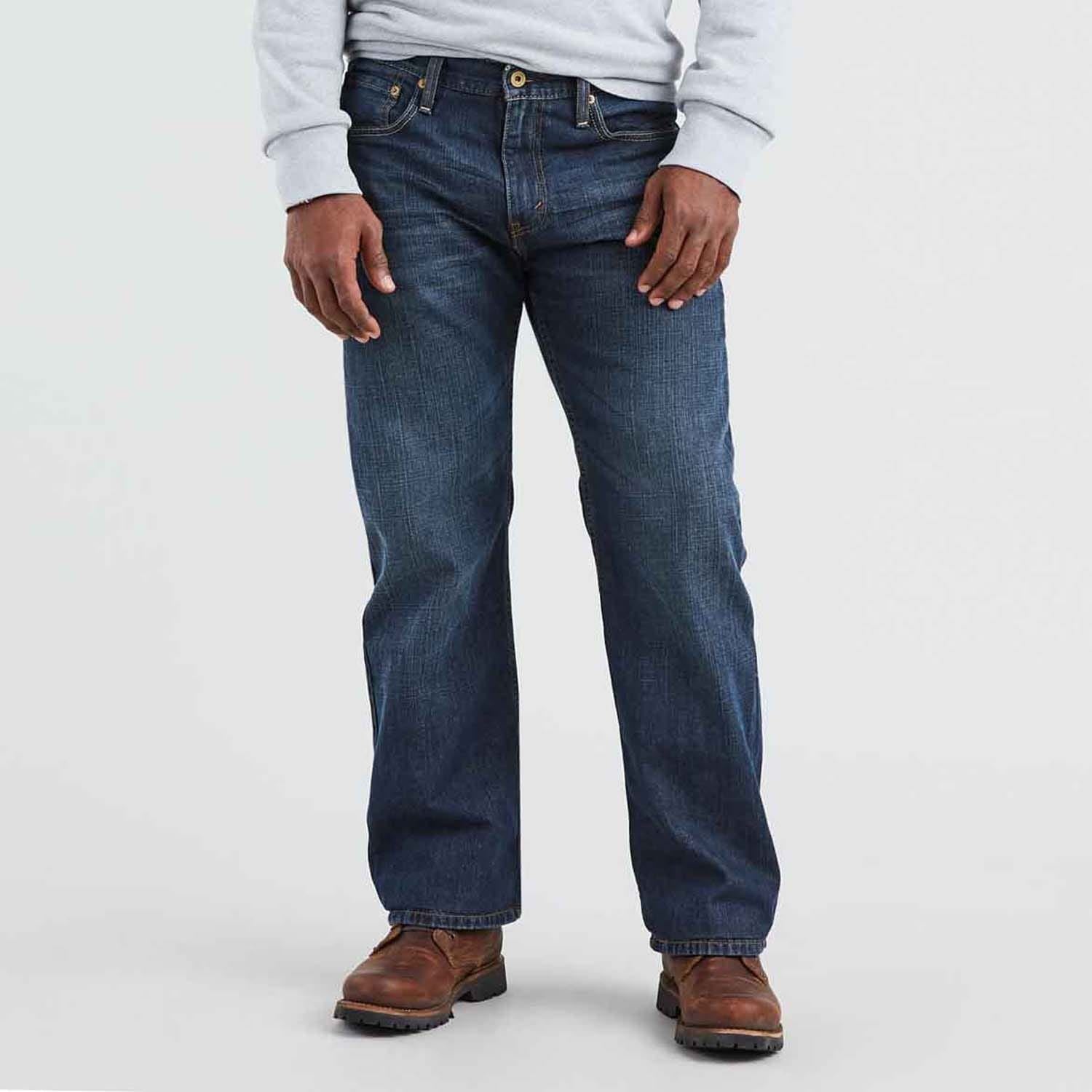Levis 569 Loose Straight Dark Chipped Jeans