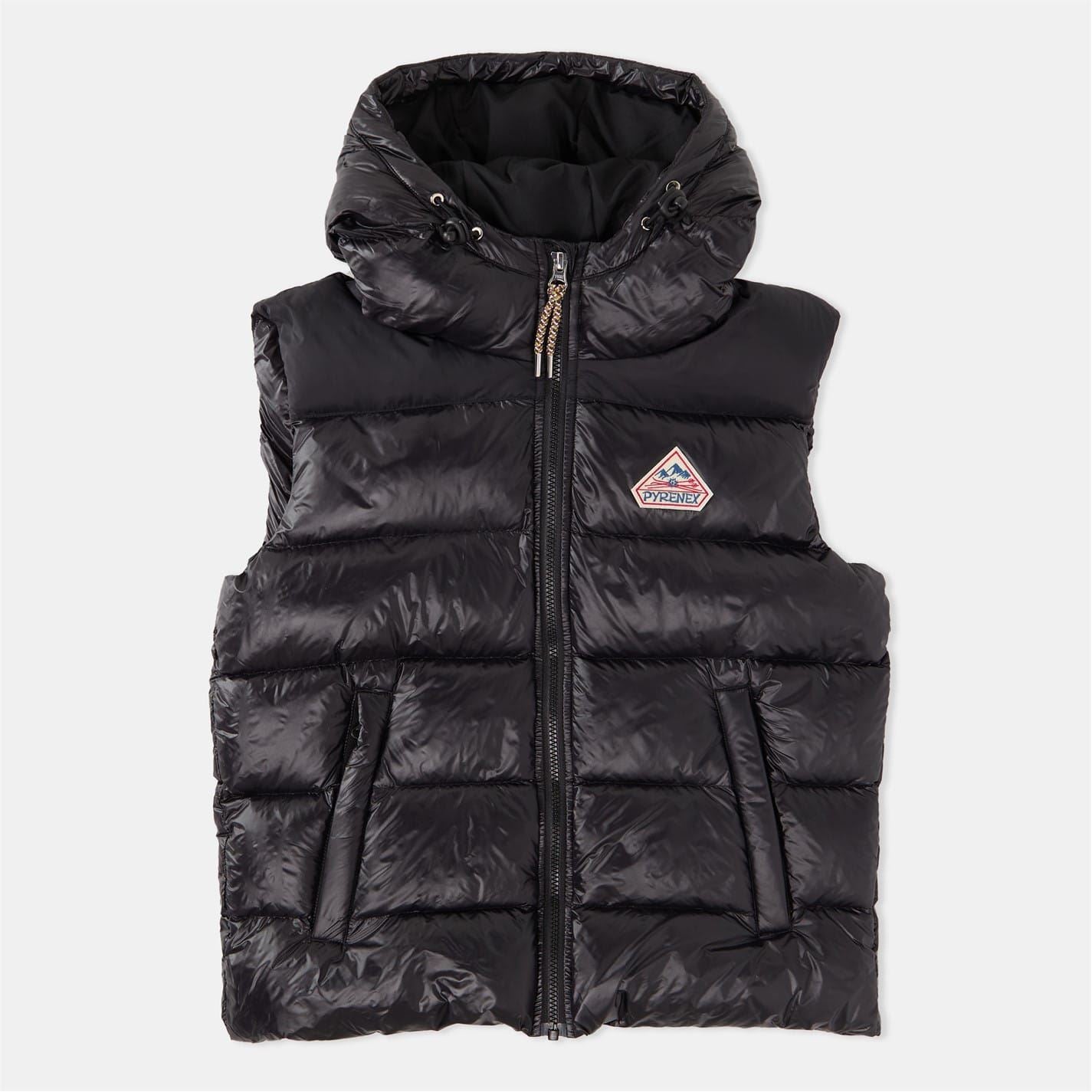 Pyrenex John Hooded Solid Patterned Gilet