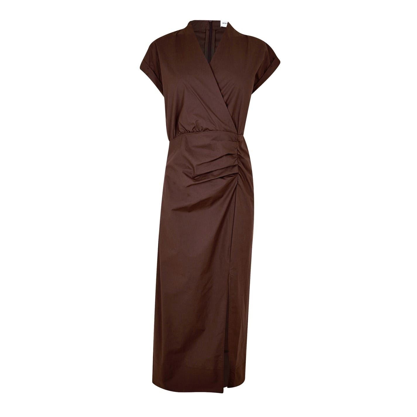 Marella Recoaro V-Neck Midi Wrap Dress