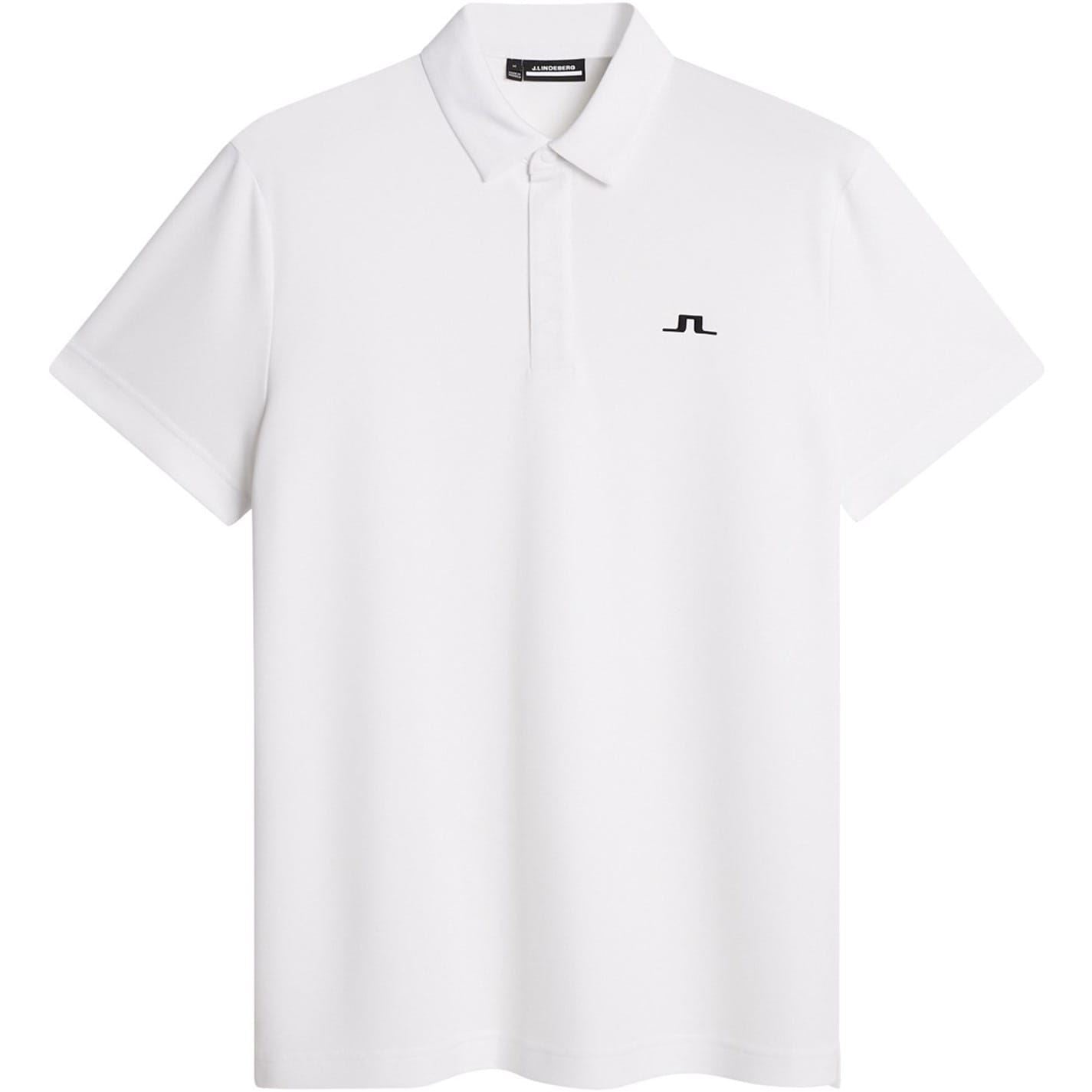 J Lindeberg Golf Collared Neck Short Sleeve Polo Shirt