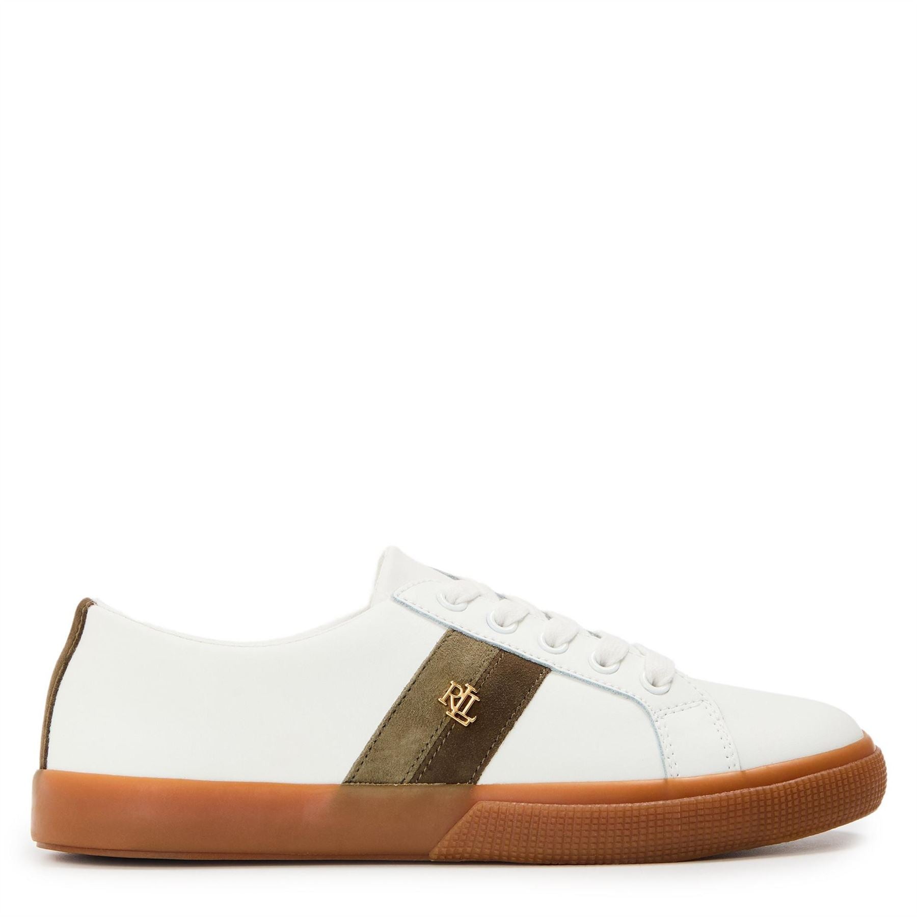 Lauren by Ralph Lauren Janson Leather Court Trainers