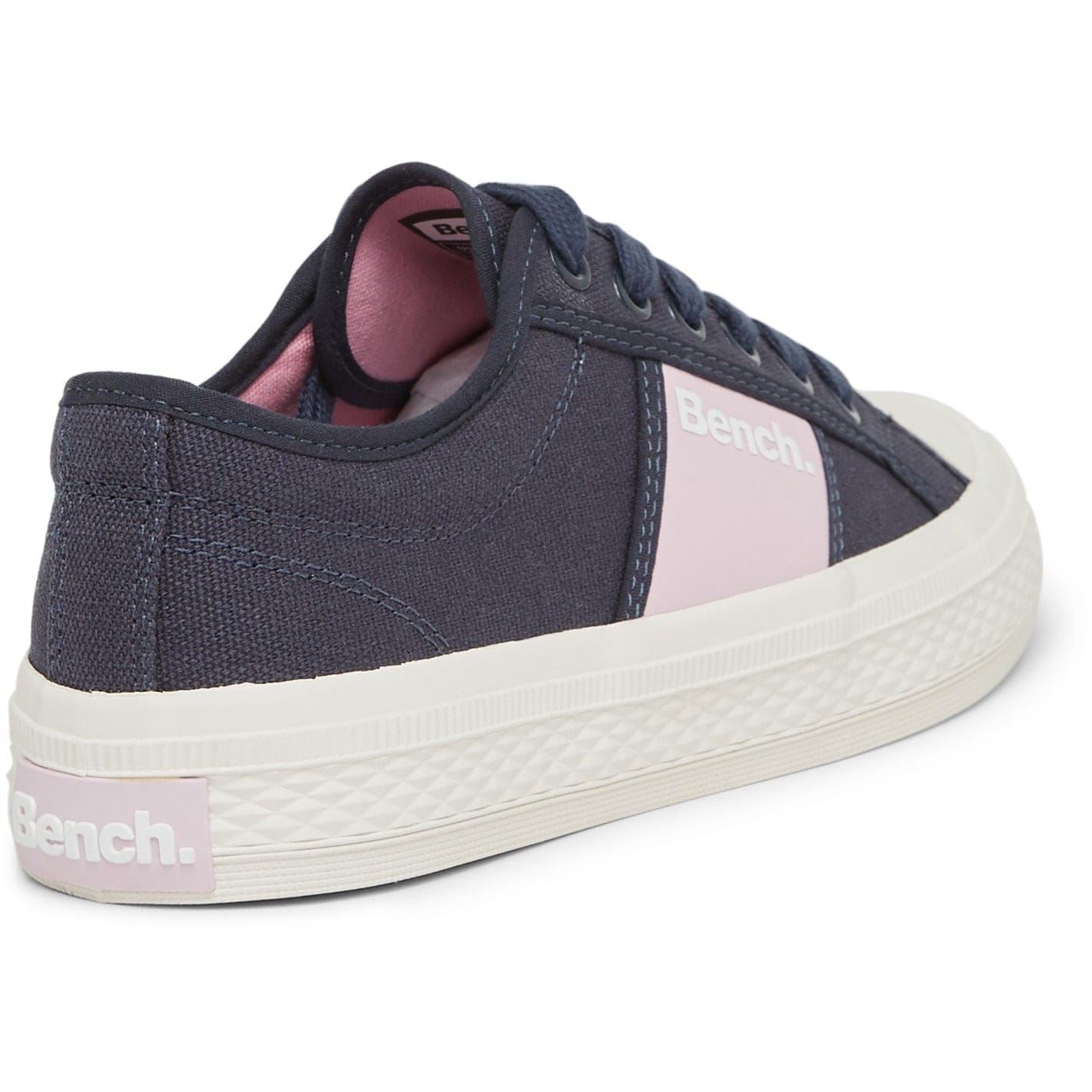 Bench Vicky Canvas Low Top Sneakers with Lettering