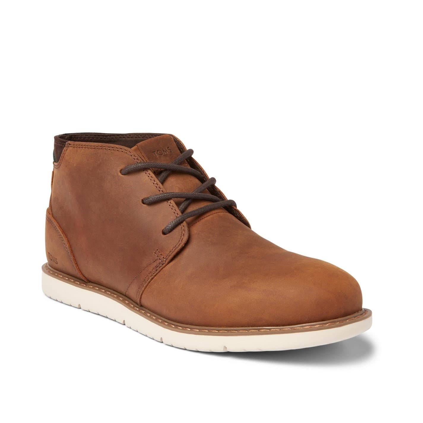 Toms Round Toe Navi Chukka Boots
