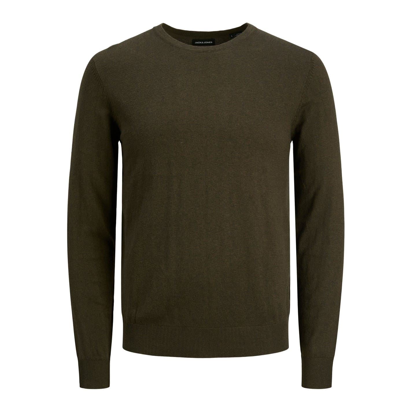 Jack and Jones Regular Fit Long Sleeve Knit Sweater