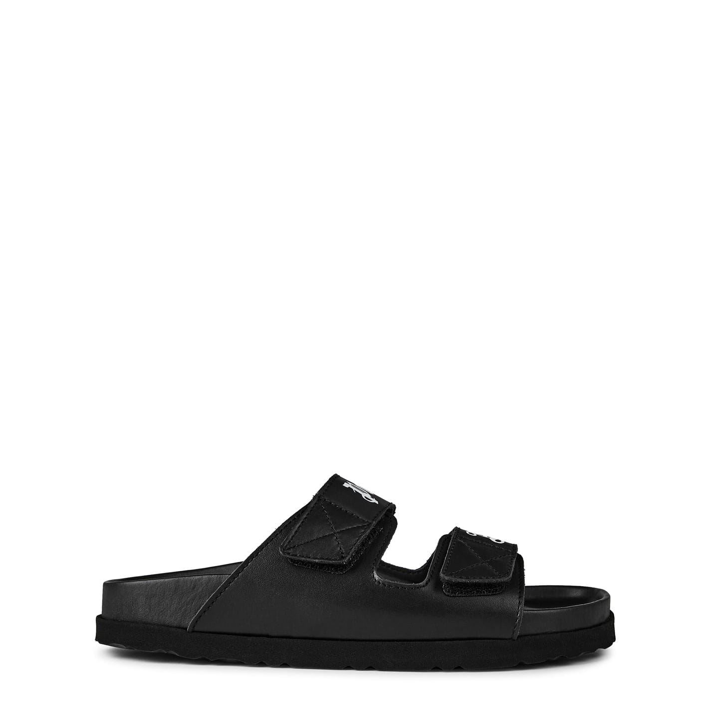 Palm Angels Logo Touch Strap Slides Juniors