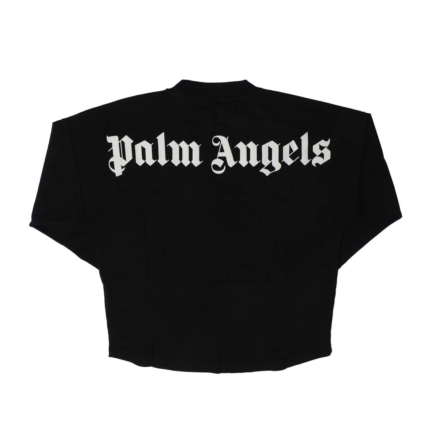 Palm Angels Juniors Classic Over Logo Long Sleeve T-Shirt