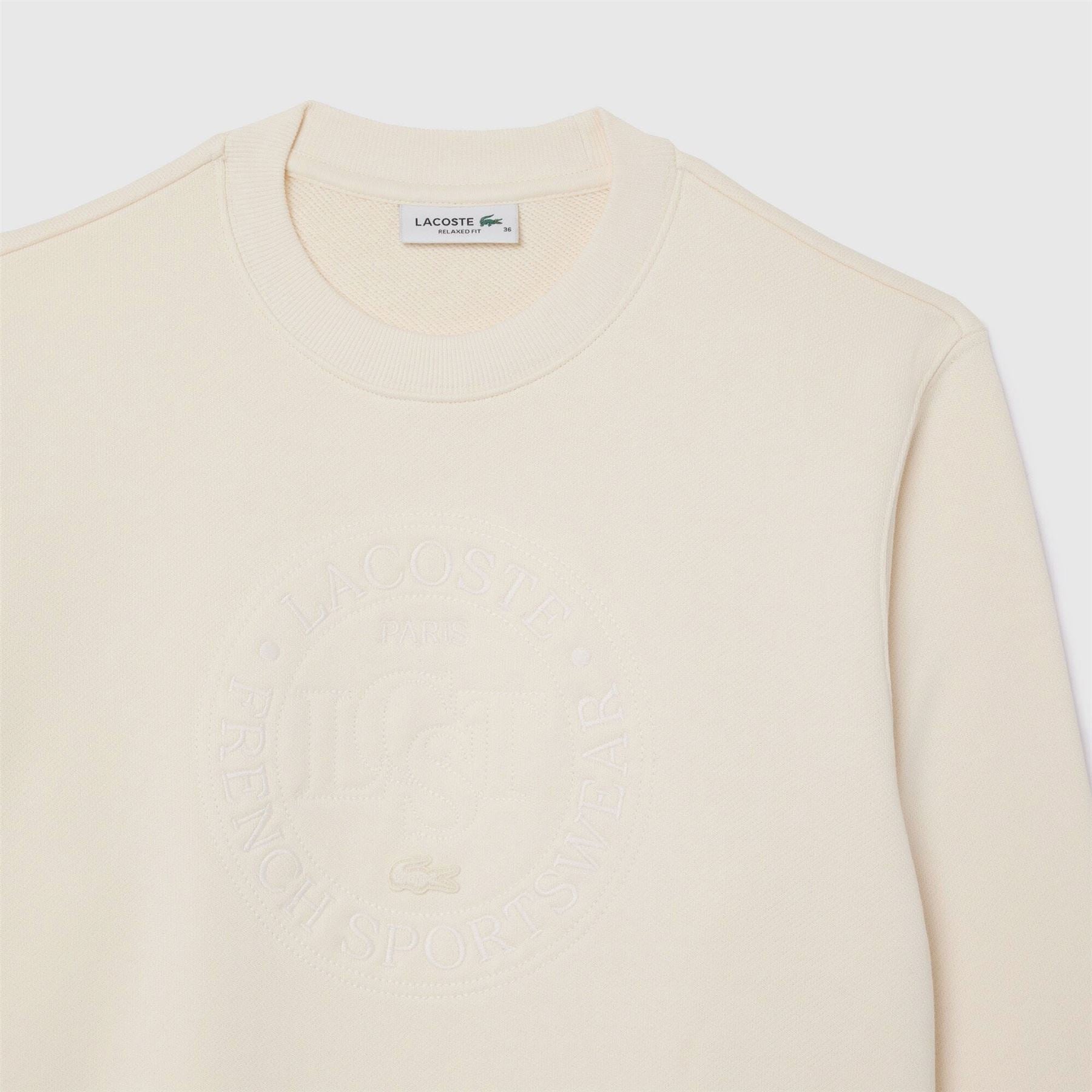 Lacoste Embroidered Crewneck Sweatshirt