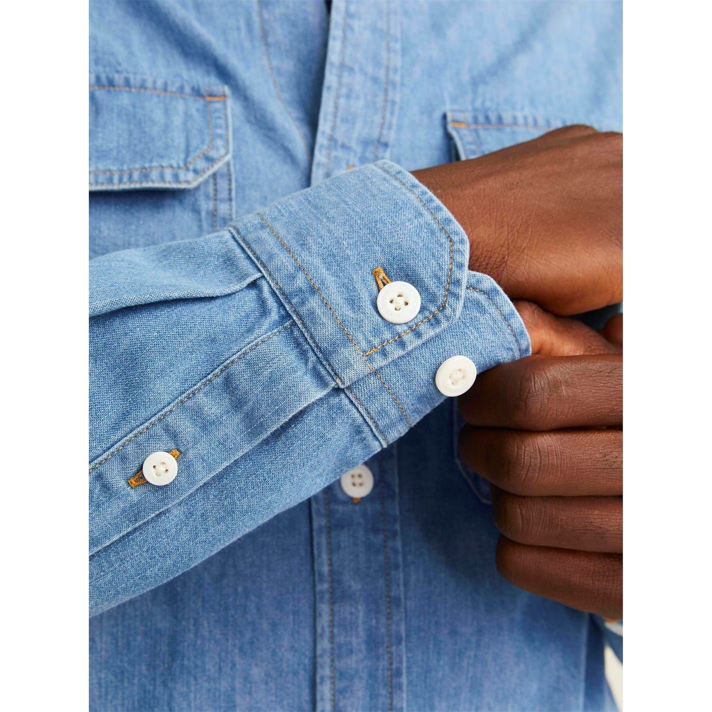 Jack and Jones Mens Denim Shirt