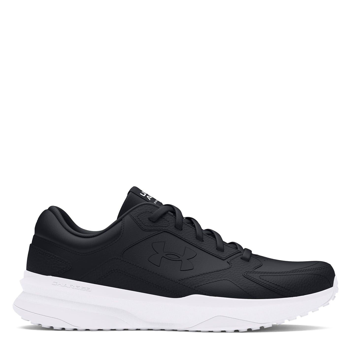 Under Armour Edge Leather Low Top Lace-Up Sneakers