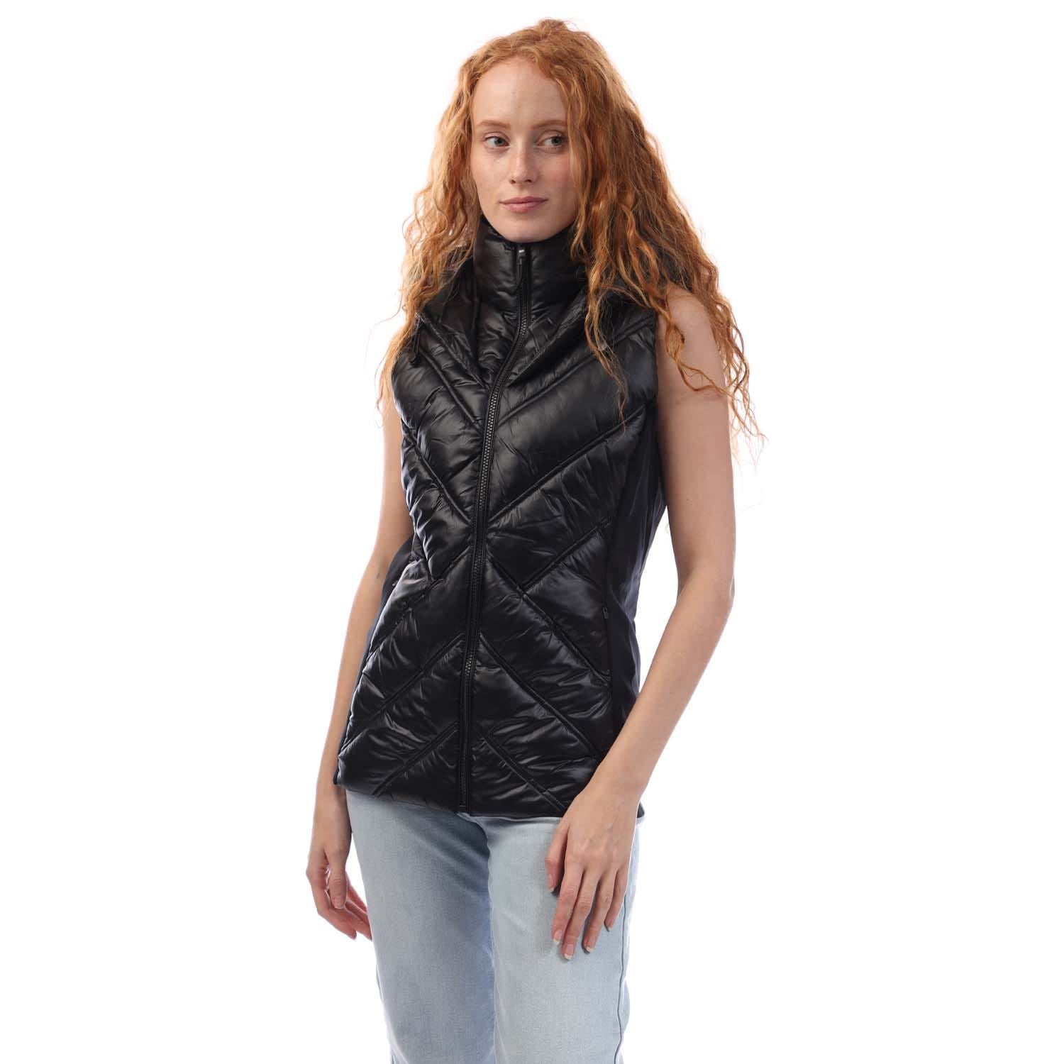 DKNY Hooded Puffer Vest