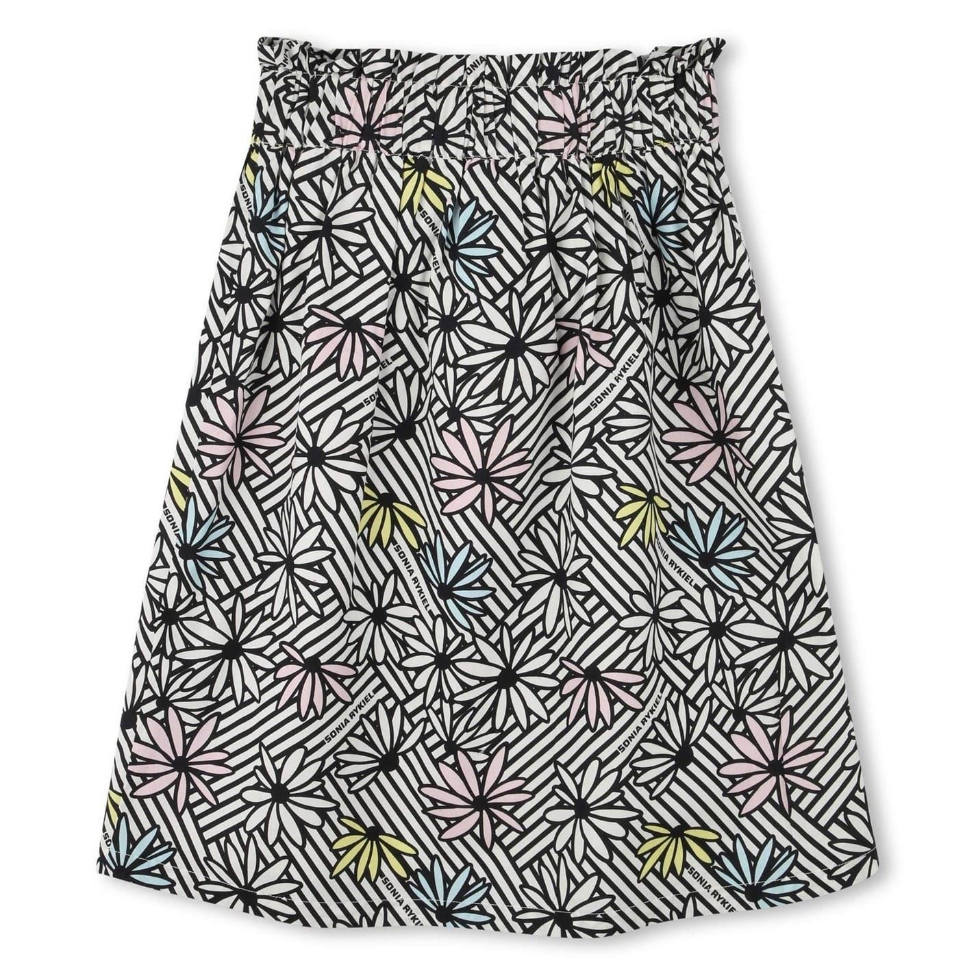 Sonia Rykiel Oap Floral Patterned Skater Skirt