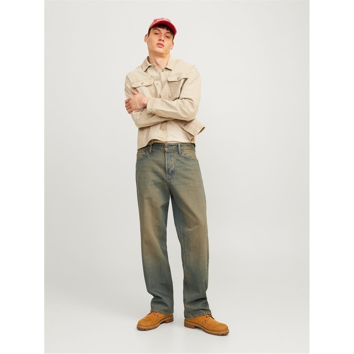 Jack and Jones Alex Relaxed Fit Five Pocket Jeans