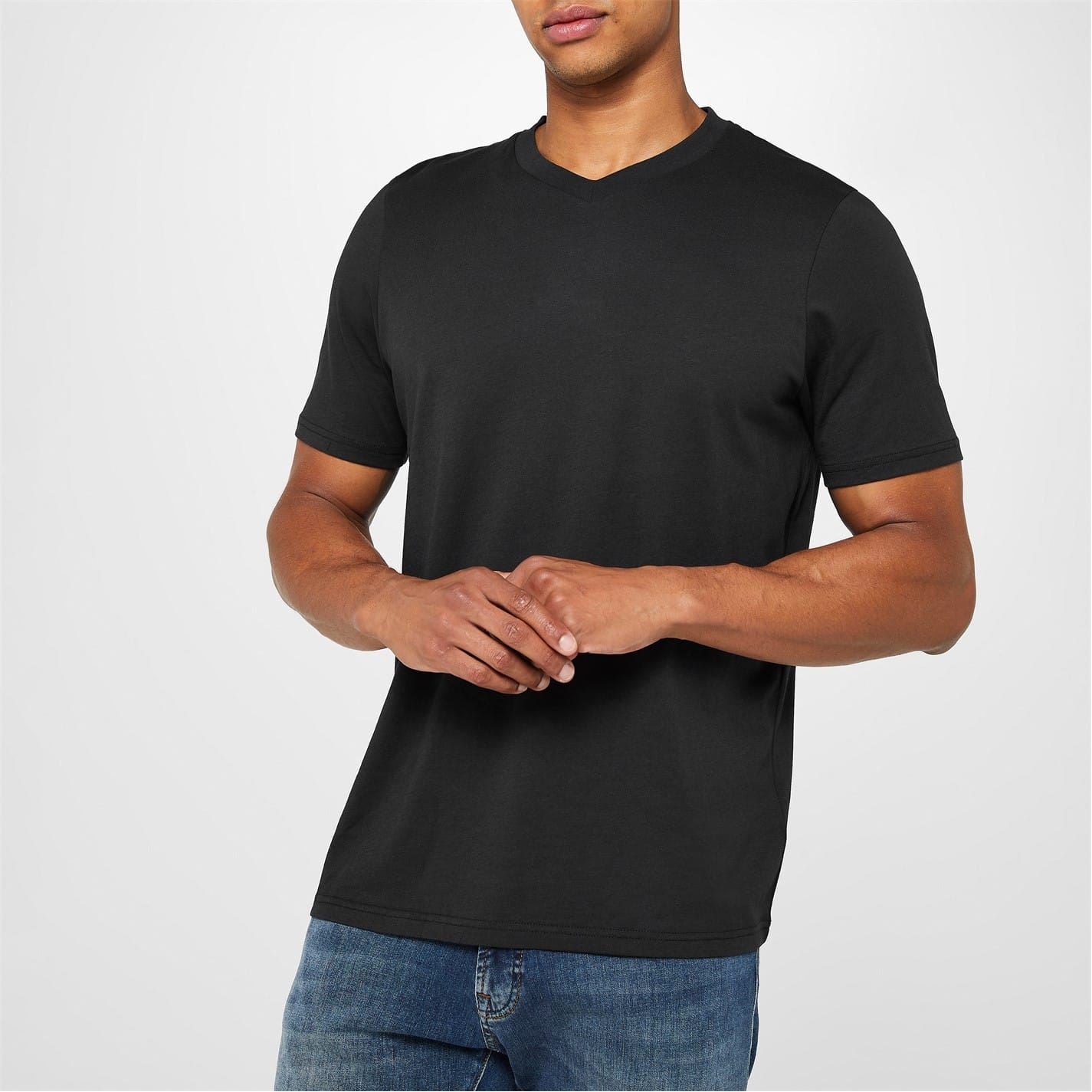 Donnay Mens Three Pack V Neck T-Shirt