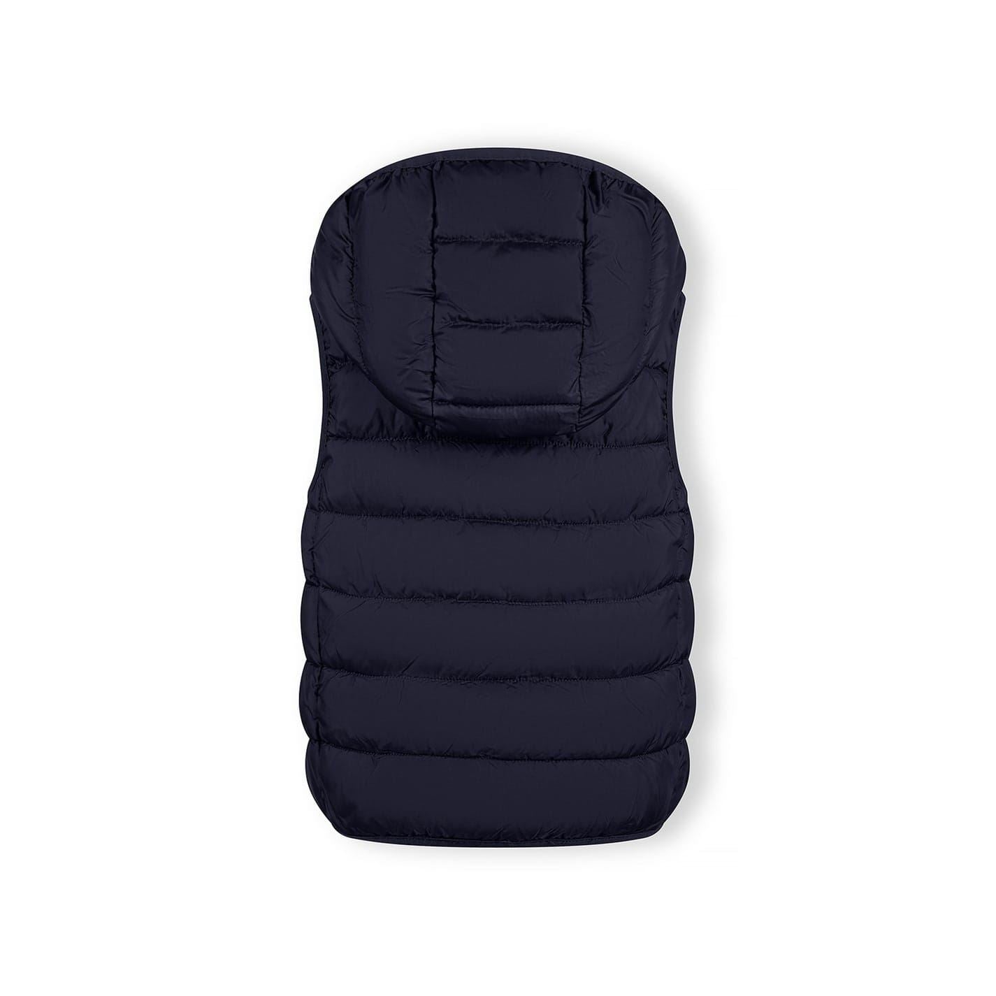 Minoti Boys Padded Gilet Detachable Hood Navy