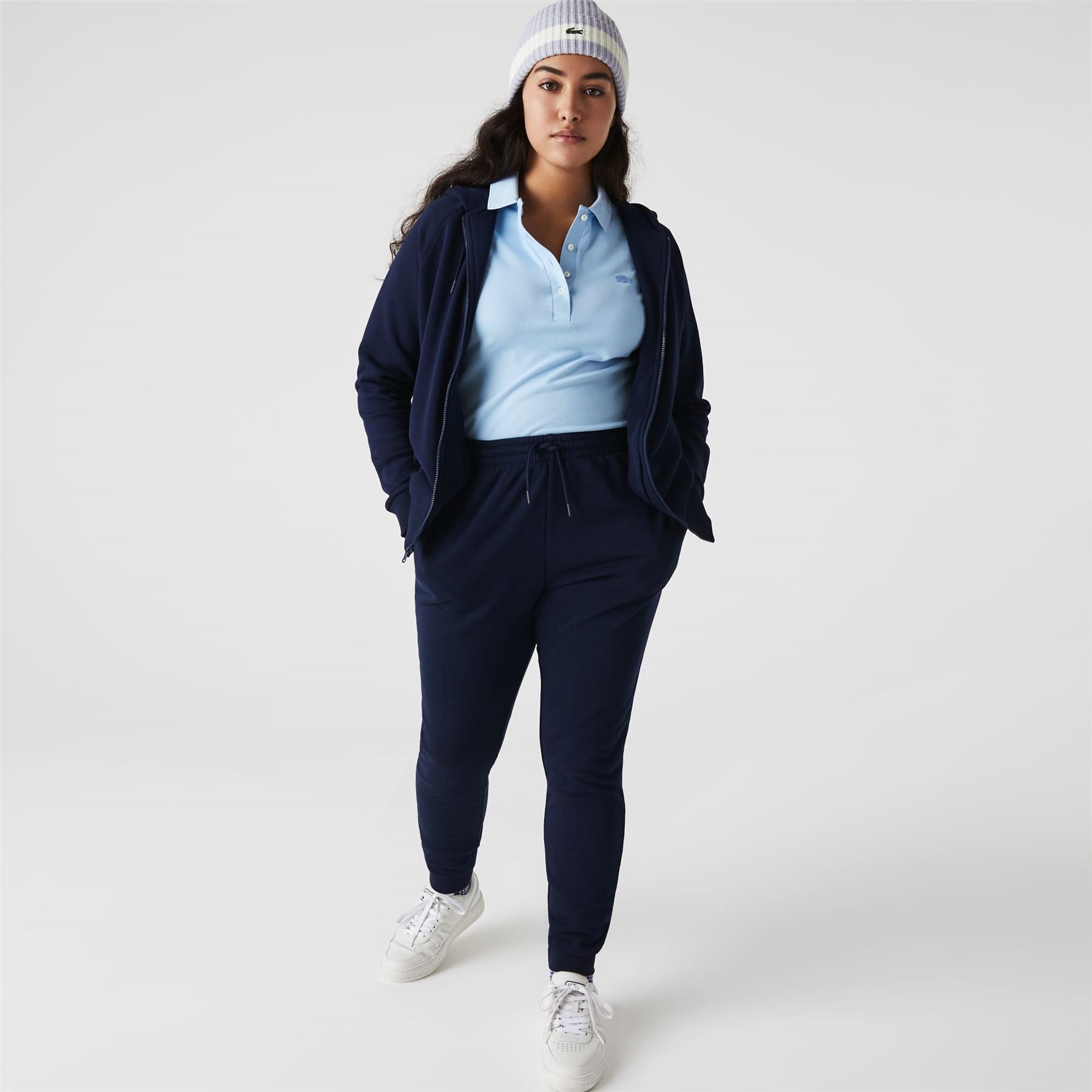 Lacoste Womens Lightweight Fleece Jogging Pants