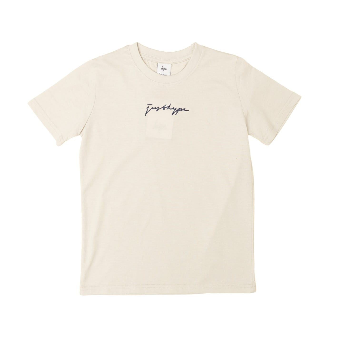 Hype Regular Fit Lettering Crew Neck T-Shirt