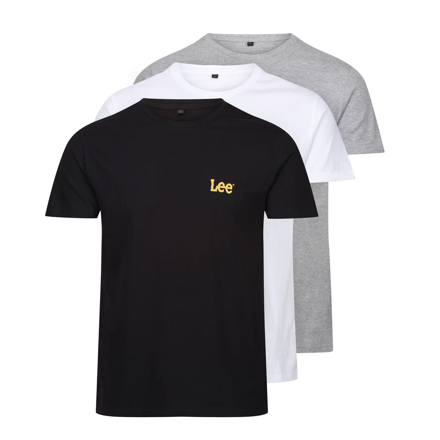 Lee Crew Neck 3 Pack T-Shirt