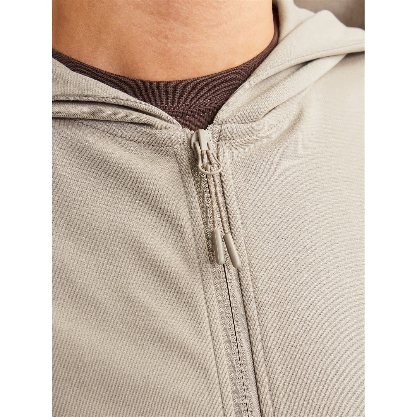 Jack and Jones Hooded Sweat Jacket with Zipped Pocket