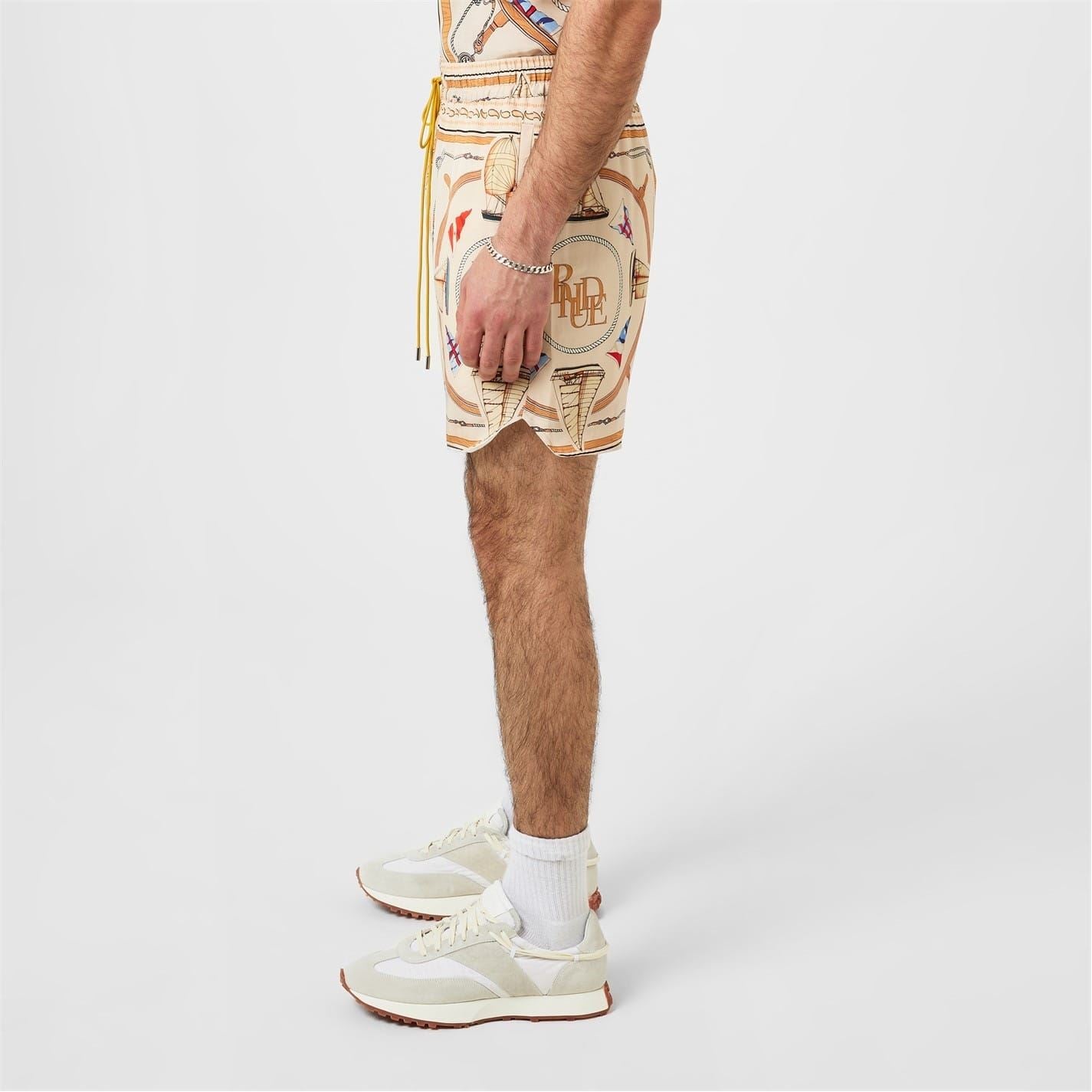 Rhude Nautical Silk Shorts