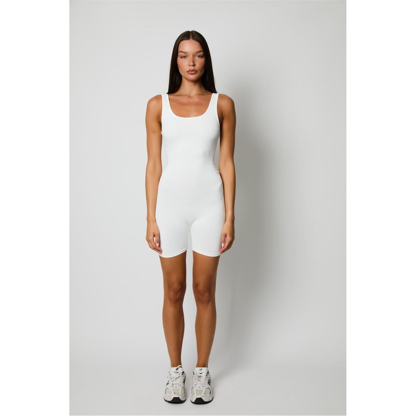 Honeyz Signature Scoop Neck Sleeveless Solid Playsuit