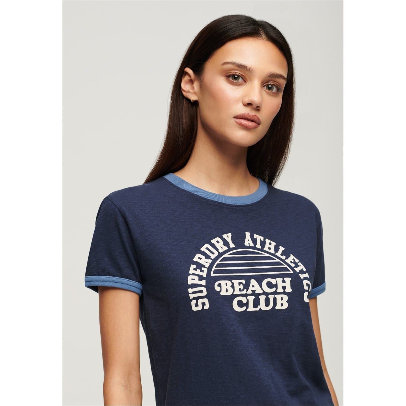 Superdry Ringer Crew Neck Slim Fit T-Shirt