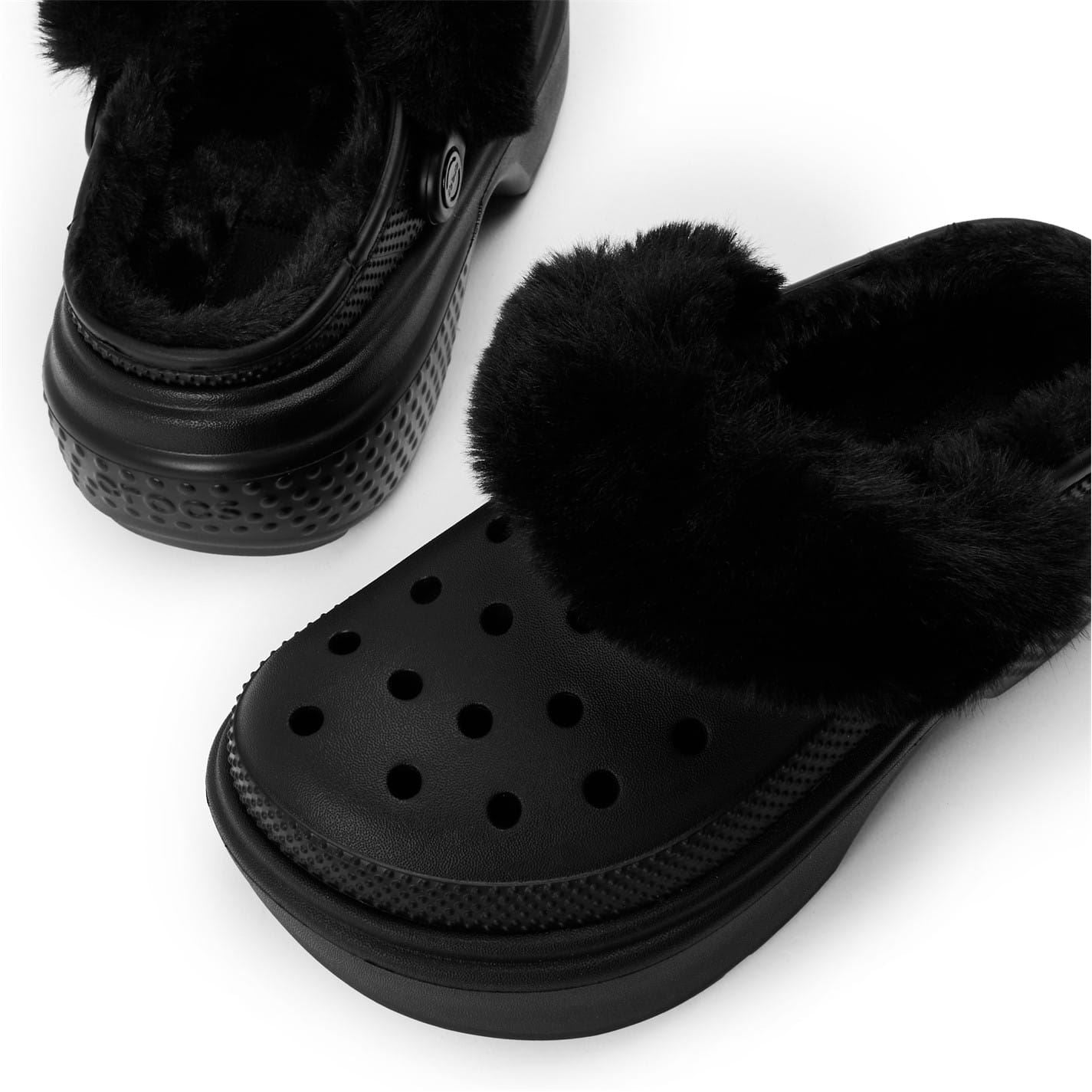 Crocs Stomp Lined Shuv Platform Clogs